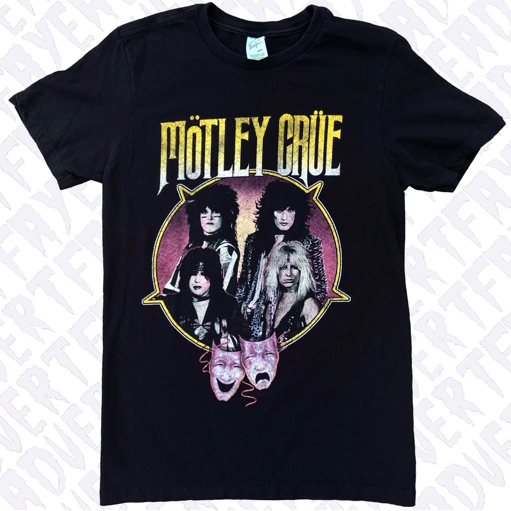 Mötley Crüe Band T-Shirt Nikki Sixx Tommy Lee Vince Neil Mick Mars